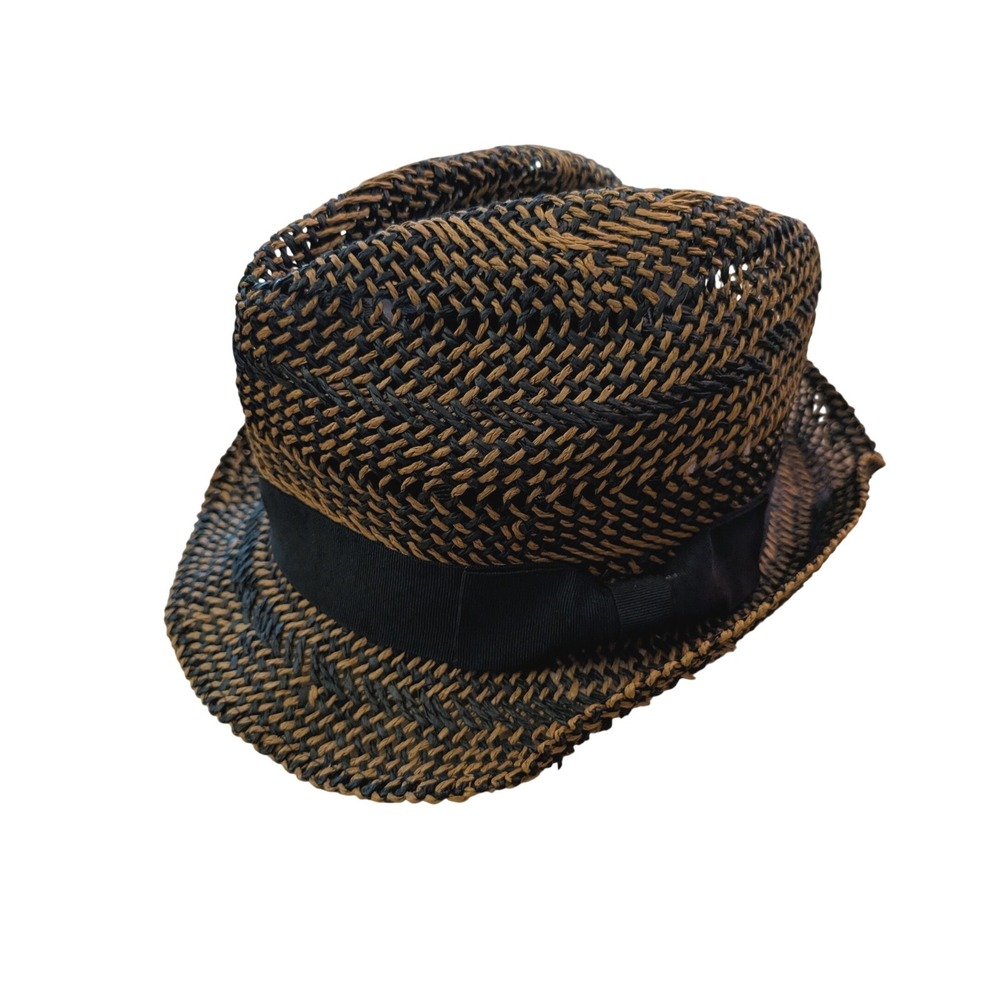 San Diego Hat Co Woven Straw Fedora Men's Summer Festival Casual Vacation Travel